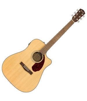 Fender Guitar Fender CD-140SCE Acoustic/Electric Guitar Dreadnought Natural with Case - Byron Music