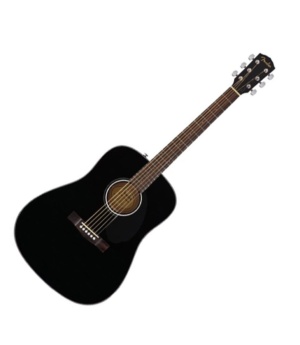 Fender Guitar Fender CD-60S Dreadnought Acoustic Guitar Walnut Fingerboard (Black) - Byron Music