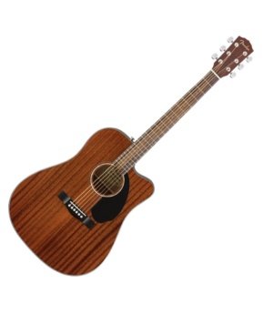 Fender Guitar Fender CD-60SCE Dreadnought Acoustic Dreadnought All Mahogany - Byron Music