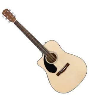 Fender Guitar Fender CD-60SCE Left-Handed Acoustic/Electric Guitar Natural - Byron Music