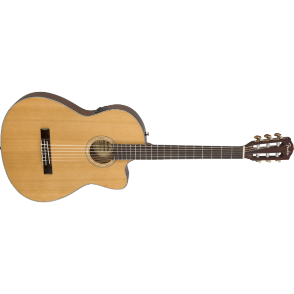 Fender Guitar Fender CN-140SCE Classical Guitar Nylon Thinline with Hard Case - Byron Music