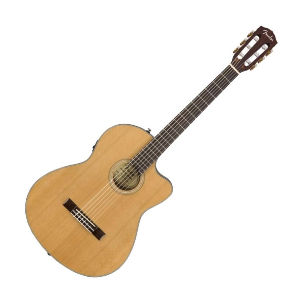 Fender Guitar Fender CN-140SCE Classical Guitar Nylon Thinline with Hard Case - Byron Music