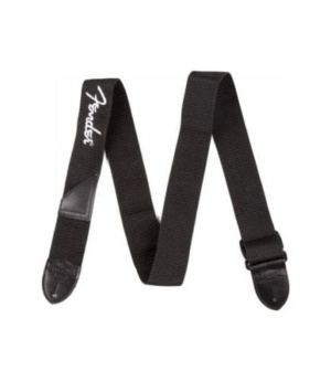 Fender Home Page Fender Logo Strap Black/White Logo 2 - Byron Music