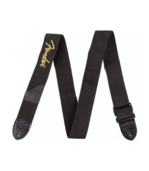 Fender Home Page Fender Logo Strap Black/Yellow Logo 2 - Byron Music