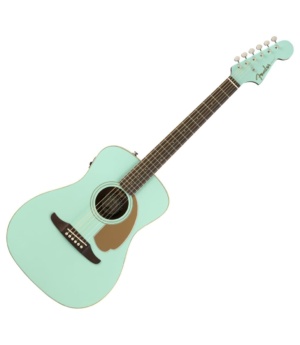 Fender Guitar Fender Malibu Player Acoustic/Electric Guitar Short Scale Aqua Splash - Byron Music