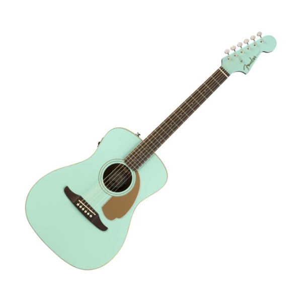 Fender Guitar Fender Malibu Player Acoustic/Electric Guitar Short Scale Aqua Splash - Byron Music