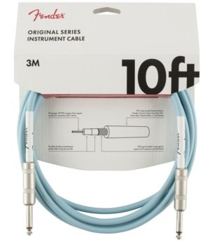Fender Guitar Accessories Fender Original Series Cable Daphne Blue - 10ft - Byron Music