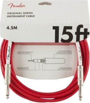 Fender Home Page Fender Original Series Instrument Cable 15 Fiesta Red - Byron Music