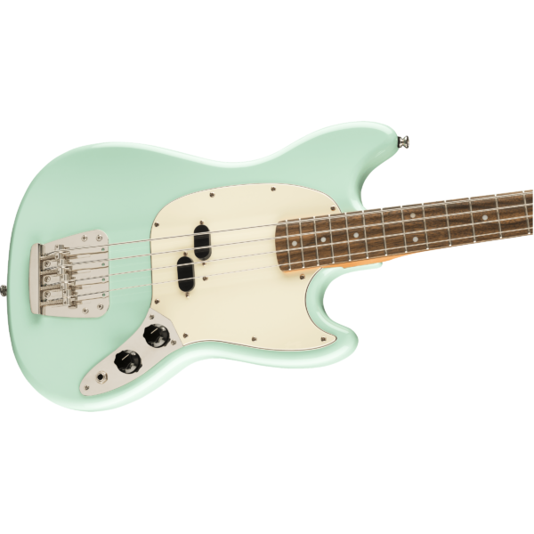 Squier Guitar Fender Squier Classic Vibe 60s Mustang Bass Surf Green - Byron Music