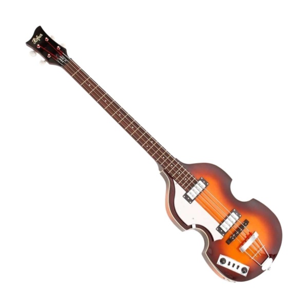 Hofner Guitar Hofner Left Handed Ignition Violin Beatle Bass with Hard Case - Byron Music