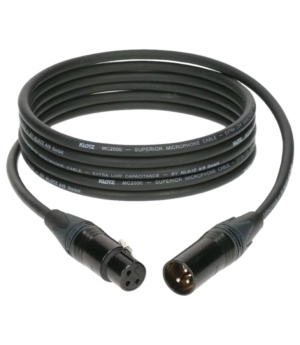 Klotz Guitar Accessories Klotz M2 Pro Microphone Cable 10M XLR M to XLR F M2FM1-1000 - Byron Music