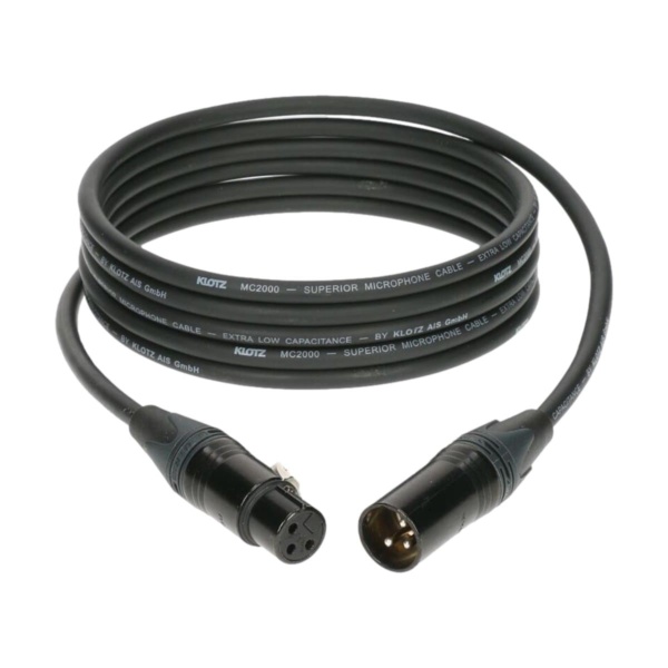 Klotz Guitar Accessories Klotz M2 Pro Microphone Cable 10M XLR M to XLR F M2FM1-1000 - Byron Music