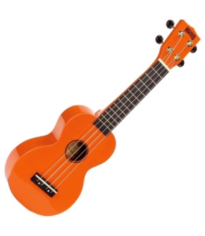 Mahalo Guitar Mahalo MR1OR Ukulele Uke Soprano Orange Byron Music