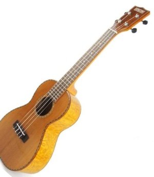 Makai Concert Ukulele Uke LC-80-W Solid Cedar Top Willow Back Sides