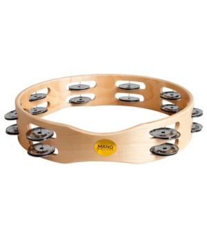 Mano Percussion Percussion Mano Percussion 10 Inch Tambourine Wood Rim Headless ED613 - Byron Music