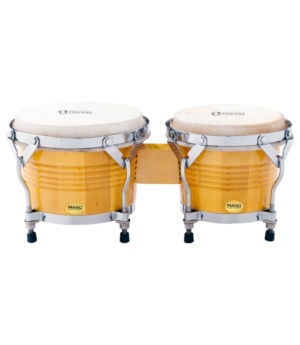 Mano Percussion Percussion Mano Percussion Bongos Skin Heads Natural MP1778NA Byron Music