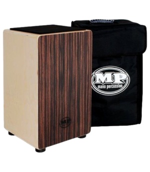 Mano Percussion Percussion Mano Percussion Cajon Striped Ebony Veneer MP985E - Byron Music