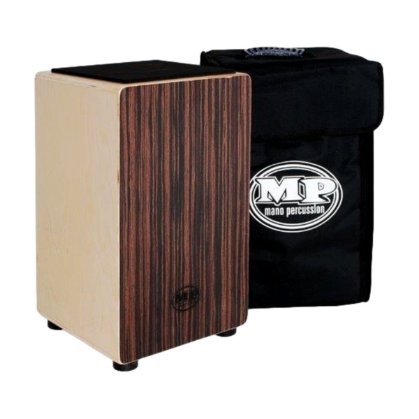 Mano Percussion Percussion Mano Percussion Cajon Striped Ebony Veneer MP985E - Byron Music