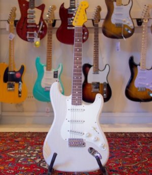 Byron Music Home Page Preloved - Fender "Partscaster" Stratocaster - Olympic White - Byron Music