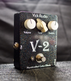 Byron Music Home Page Preloved - Vick Audio V2 Distortion Pedal Guitar Effect - Byron Music