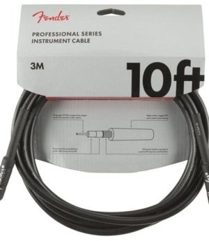 Fender Home Page Professional Series Instrument Cable Straight/Straight 10 Black - Byron Music