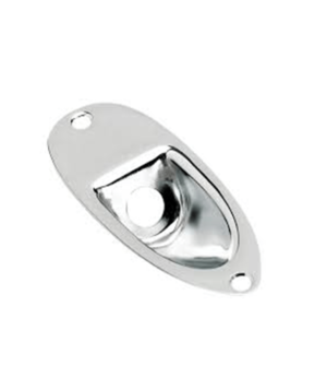 DR PARTS Home Page Recessed Oval Jack Plate Chrome 81 X 325MM Byron Music