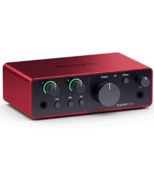 Focusrite Home Page Scarlett Solo 4th Gen Audio Interface - Byron Music