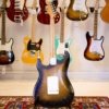 S/N RUBBED OFF Home Page USED FENDER MEXICAN ROAD WORN 09/10 HEAVY RELIC SUNBURST W/ TEXMEX PUPS - Byron Music