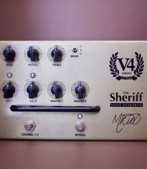 Victory Effects Used Victory Sheriff V4 2 Ch Preamp Valve Overdrive - Byron Music