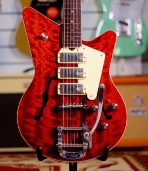 CC1 Home Page Weave Asteria Electric Guitar NARRA/QLD MAPLE with Hardcase & Strap - Byron Music