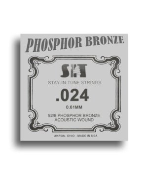 SIT Phosphor Bronze Wound Acoustic Guitar Single String (024)