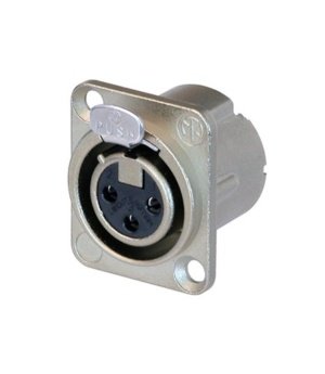 Female 3-Pin Solder Cups & Latch