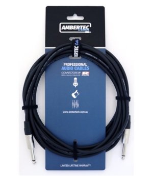 REAN Connectors Guitar Cable Straight Black 6m