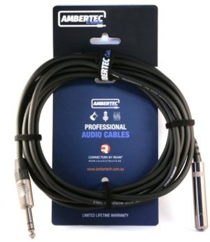 REAN Extension cable 5m 6.35mm TRS plug to 6.35mm TRS socket