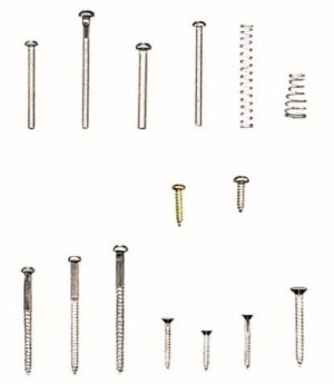 SCRATCHPLATE SCREW CHROME