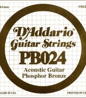 .024 ACOUSTIC GTR STR SINGLE PH/BR-W