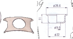 JACK PLATE TL STYLE CHROME