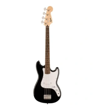 Squier Sonic Bronco Bass Laurel Fingerboard White Pickguard Black