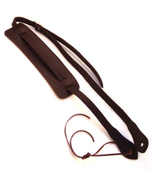 UKULELE STRAP SADDLE BROWN
