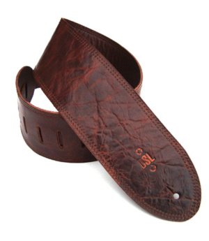 3.5 INCH DISTRESSED GARMENT STRAP BROWN