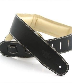 2.5 INCH PADDED GARMENT STRAP BLACK/BEIGE