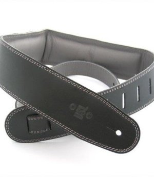 2.5 INCH PADDED GARMENT STRAP BLACK/GREY