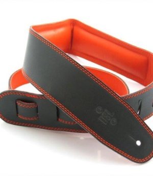 2.5 INCH PADDED GARMENT STRAP BLACK/ORANGE