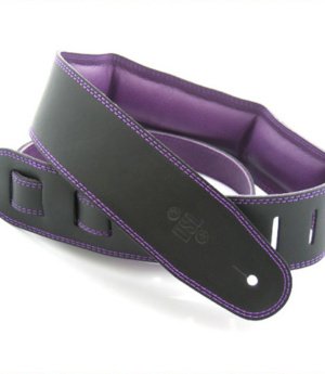 2.5 INCH PADDED GARMENT STRAP BLACK/PURPLE