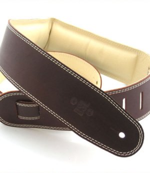 2.5 INCH PADDED GARMENT STRAP SADDLE BROWN/BEIGE