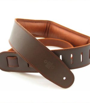 2.5 INCH PADDED GARMENT STRAP SADDLE BROWN/BROWN