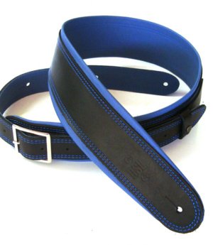2.5 INCH ROLLED EDGE BUCKLE GARMENT STRAP BLACK/
