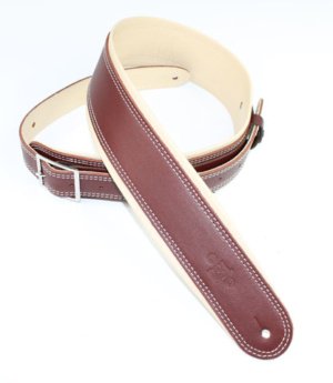 2.5 INCH ROLLED EDGE BUCKLE GARMENT STRAP MAROON