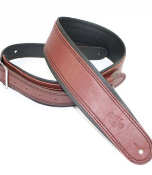 2.5 INCH ROLLED EDGE BUCKLE GARMENT STRAP MAROON