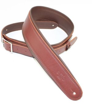 2.5 INCH ROLLED EDGE BUCKLE GARMENT STRAP MAROON